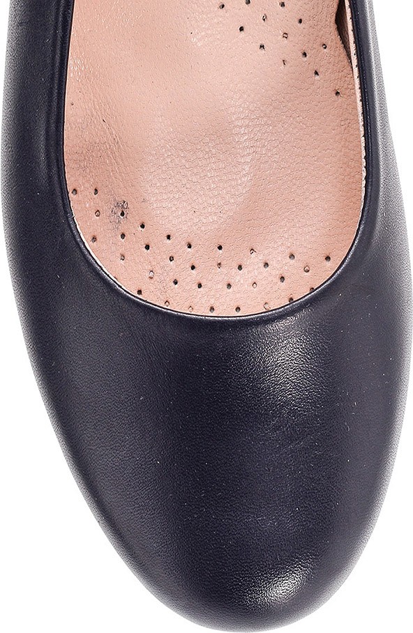 Girl Boss New York Daisy Lacivert Comfort Deri Hostes Ayakkabısı C4011-F-2 görsel 3
