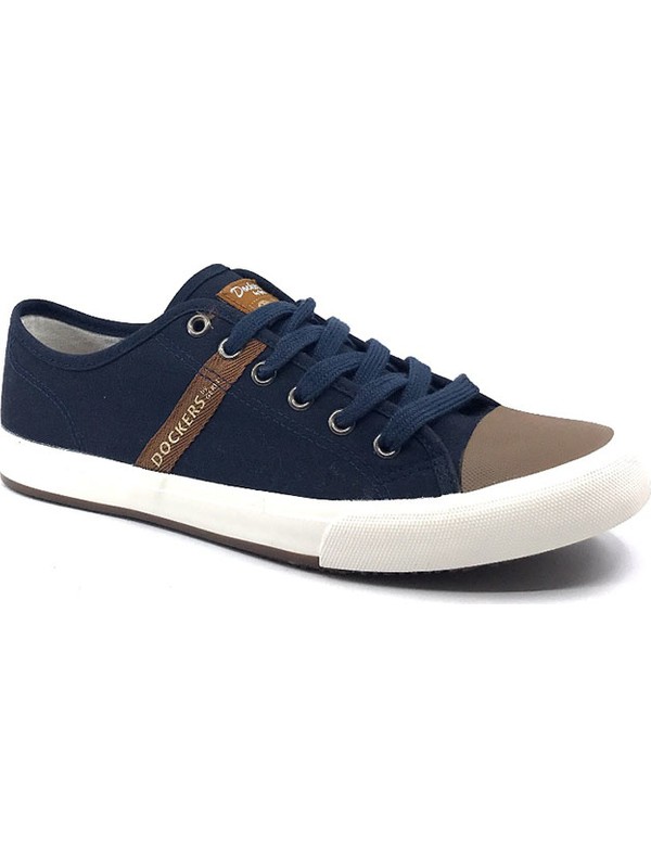 Dockers By Gerli 226201 Lacivert Turuncu Cityflex Taban Hakiki Deri Yazlik Erkek Ayakkabi Trendyol