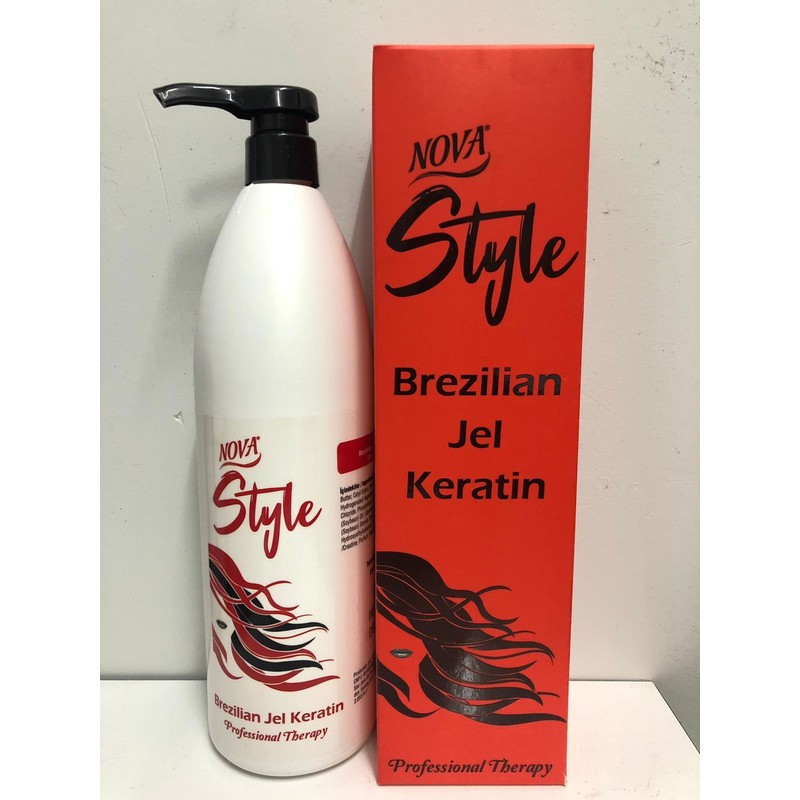 Nova Style Brezilyan Jel Keratin Düzleştirici Etki 1 Adet Saç Bakım Ürünü