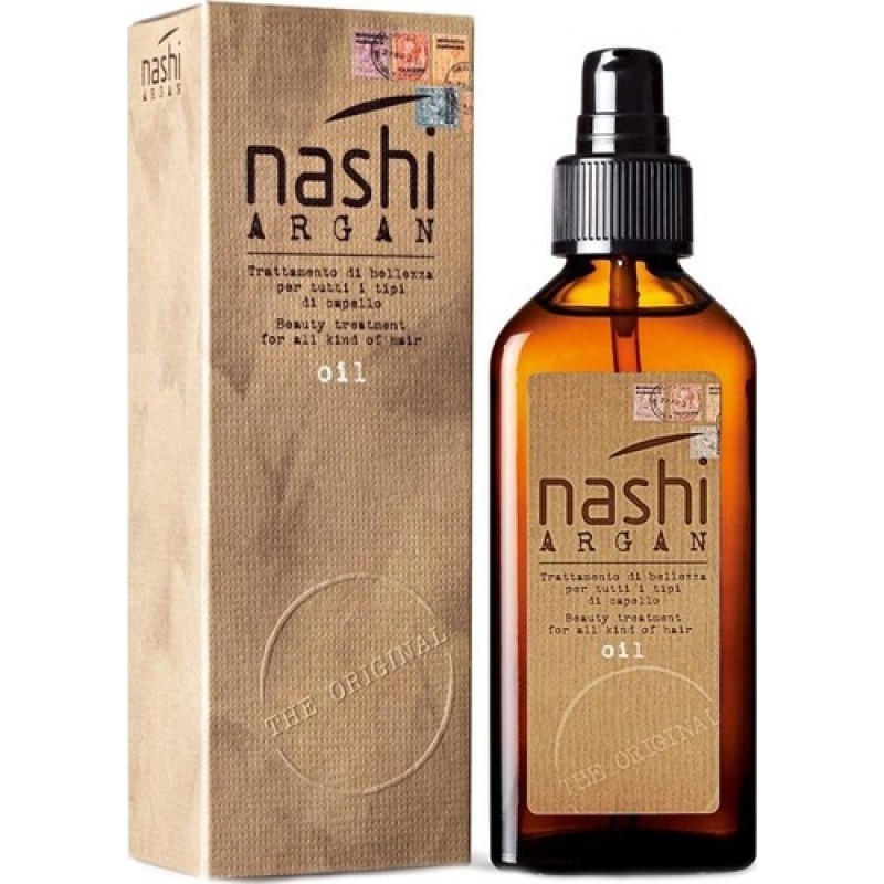 Nashi Argan Yağı Durulanmayan Saç Bakım Yağı 100 ml Tüm Saç Tipleri İçin Parlaklık Verir