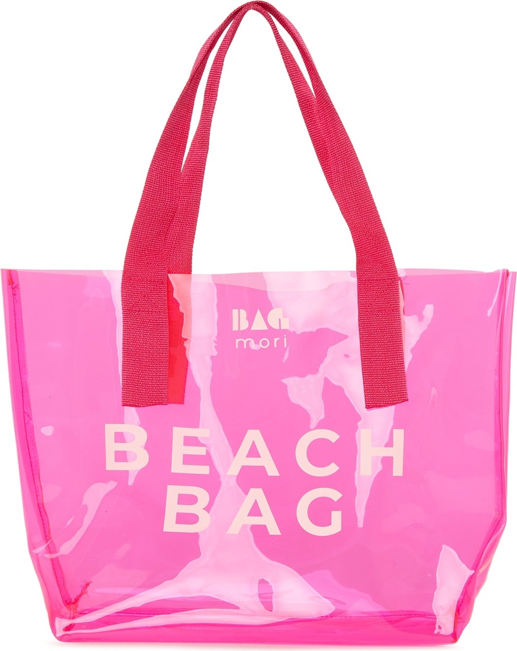 Bagmori Vizon Beach Bag Baskılı Şeffaf Plaj Çantası