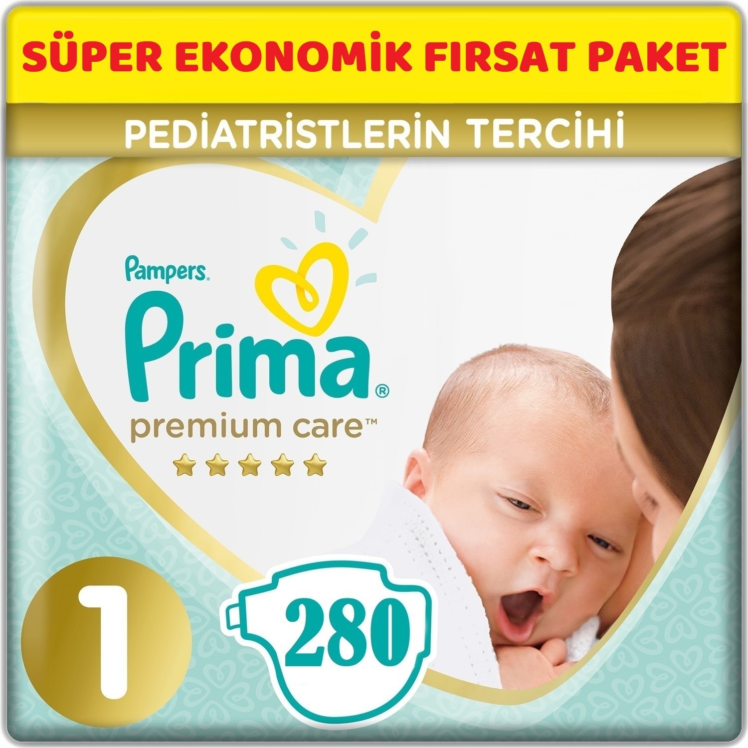 Prima Premium Care Bebek Bezi Beden1 Yeni Doğan 25 kg Fiyatı