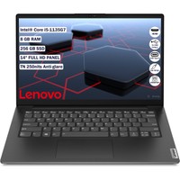 Lenovo V14 G2 Itl Intel Core i5 1135G7 8GB 256GB SSD 14" Full HD Freedos Taşınabilir Bilgisayar 82KA0025TX