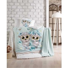 Kristal Happylambs Blue Bambu Örgü Bebek Seti