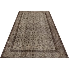 Sempati Halı El Dokuma 100%YÜN Vintage Halı 141 x 261 cm 9461