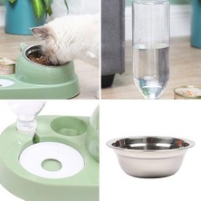 Xhang Kedi Otomatik Besleyiciler Su Dağıtıcı Kedi Köpek Içme Kase Köpekler Besleyici Pet Ürünleri Köpek Kaseler Pet Tahıl Dispenseri | Kedi Besleme ve Amp;sulama Malzemeleri (Pembe) (Yurt Dışından)