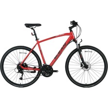 Bisan 28J Bisan Trx 8500 Şehir Bisikleti - Kırmızı Siyah - 50