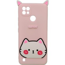 Realme C21 Uyumlu Cartoon Case Seri Arka Koruma