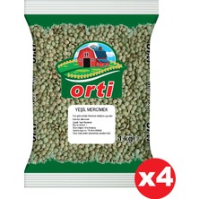 Orti Yeşil Mercimek 4 x 1 kg