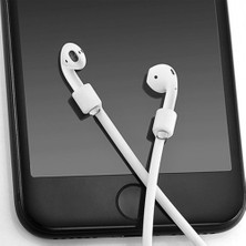 Basias Airpod 1.2. Nesil Silikon Kulaklık Askısı Beyaz