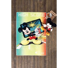 Taç 120*180 Mickey High Disney Hes Halı Lisanslı Taç