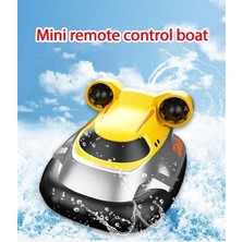 Xhang 2.4g Kablosuz Mini Hovercraft Oyuncak Su Elektrikli Uzaktan Kumanda Tekne Kontrol Uzaktan Speedboat Yelken Modeli Rc Denizaltı | Rc Denizaltı (Sarı) (Yurt Dışından)