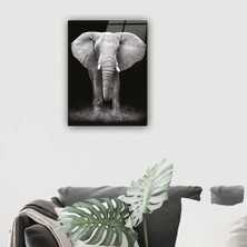 Decorita Hayvanlar | Cam Tablo | Fil | 30CM x 40CM