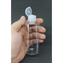 Demet Home 100 Ml Boş Pet Şişe Kolonya-Likit-Dezenfektan-Mürekkep Şişesi Adet Seçenekli