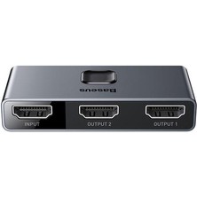 4K HDMI Splitter Bi-Yönlü 2.0 HDMI Anahtarı 1x2 2x1 Adaptör 2 Aradan 1 Out Dönüştürücü HDMI Anahtarlayıcı