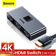 4K HDMI Splitter Bi-Yönlü 2.0 HDMI Anahtarı 1x2 2x1 Adaptör 2 Aradan 1 Out Dönüştürücü HDMI Anahtarlayıcı