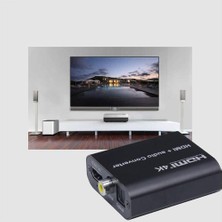 4 K HDMI Ses Extractor Splitter HDMI Toslınk Spdıf Koaksiyel Ses Dönüştürücü HDMI HDMI + Dijital Ses Hdtv Monitör Için | HDMI Kabloları