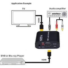 4 K HDMI Ses Extractor Splitter HDMI Toslınk Spdıf Koaksiyel Ses Dönüştürücü HDMI HDMI + Dijital Ses Hdtv Monitör Için | HDMI Kabloları