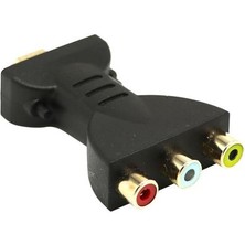 1 Adet / Grup Yüksek Kalite Altın Kaplama HDMI ile Uyumlu 3 Rgb Rca Video Ses Adaptörleri Av Bileşen Dönüştürücüler | HDMI Kabloları