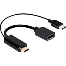 4K USB Powered HDMI Uyumlu Erkek Dp Ekran Bağlantı Noktası Kadın Dönüştürücü Adaptörü Cihazları | HDMI Kabloları