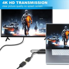 4K USB Powered HDMI Uyumlu Erkek Dp Ekran Bağlantı Noktası Kadın Dönüştürücü Adaptörü Cihazları | HDMI Kabloları