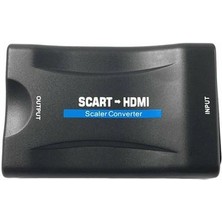 1080 P Scart HDMI Dönüştürücü Video Ses Lüks Sinyal Adaptörü Dönüştürücüler Şarj Adaptörü Kablosu Için Gökyüzü Kutusu DVD Stb | HDMI Kabloları(Yurt Dışından)