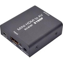 Tjtak 4K Hd Av Adaptörü Hd Video Converter Hd Rca Av / Cvsb L / R Video 480 P 720 P 1080 P 2160 P Destek Ntsc Pal HDMI2AV |