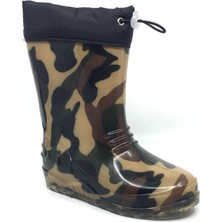 Taşpınar Kids Kız-Erkek Çocuk Kışlık Içi Kürklü Yağmur Çizmesi Kar Botu 26-37