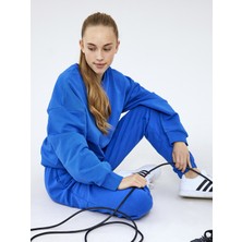 Lmtd Normal Paça Mavi Kız Çocuk Eşofman Altı Nlfkım R Sweat Pant W. Pıntuck
