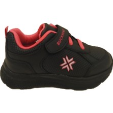 Buckhead Siyah - Fuşya Kız Çocuk Sneaker BUCK4178 Saturn