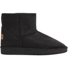 Pierre Cardin Kadın İçi Peluş Süet Siyah Günlük Bot 52127