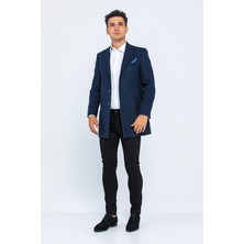 Cekmon Düz Renk Spor Astarlı Erkek Blazer Ceket