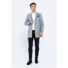 Cekmon Düz Renk Spor Astarlı Erkek Blazer Ceket