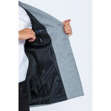Cekmon Düz Renk Spor Astarlı Erkek Blazer Ceket