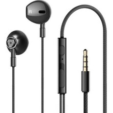 Lenovo HF140 Mikrofonlu Kulak Içi Kulaklık - Siyah