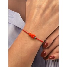 Rupen Kraft Murano Cam Çakra Balık Bileklik Çift Ipli