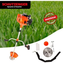 Schutzenger SC-Y9520B Benzinli Ot Çim Biçme Makinesi Yandan