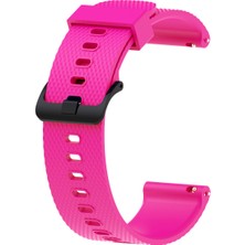 Kny Samsung Galaxy Watch 5 44 mm (20 Mm) Için Baklava Desenli Klasik Renkli Silikon Kordon-Kayış