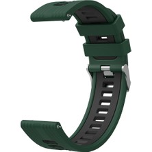 Kny Samsung Galaxy Watch 5 40 mm (20 Mm) Için 2 Renkli Kademeli Silikon Kordon-Kayış Krd-55