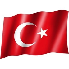 Panapole Türk Bayrağı 50X75  cm Raşel Kumaş
