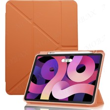 MobaxAksesuar Apple iPad Air 11inç 2024 Air 4/5/6.Nesil 10.9 Kılıf Kalem Şarj Bölmeli Case (10.Nesil Değildir)