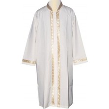 Berat Cübbe - Imam Cübbesi - Namaz Cübbesi - Beyaz Renk - 4 Numara