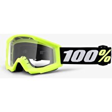 %100 Strata Mını Yellow Goggles