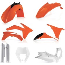 Acerbis Ktm Exc 12-13 Full Grenaj Set Turuncu Beyaz