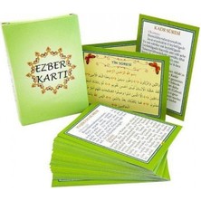 Ezber Kartları - Arapça Dua Kartları - Türkçe Anlamları Açıklamalı - 3 Adet