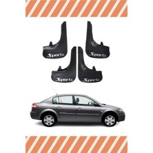 Heda Tex Renault Megane 2 Sd 2004-2010 Sports Yazılı 4'lü Tozluk Çamurluk Paçalık