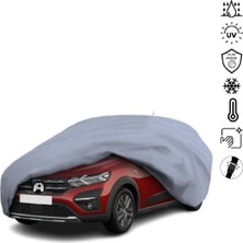 Teksin Dacia Sandero 3 Hatchback (2020-) Oto Branda Miflonlu Araba Brandası
