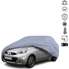 Teksin Nissan Micra K13 (2013-2017) Oto Branda Miflonlu Araba Brandası