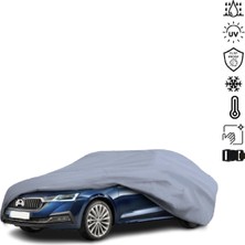 Teksin Skoda Octavia 4 Station Wagon (2019-) Oto Branda Miflonlu Araba Brandası