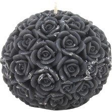 Missi 8 cm Gül Kabartmalı Mum